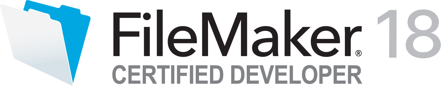 Filemaker Certified Developer 18 Badge